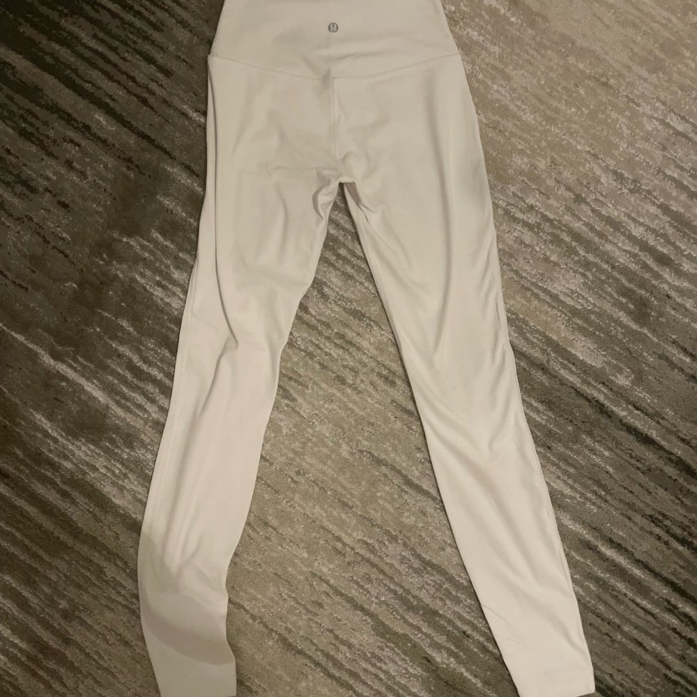 Lululemon White Leggings Size 4